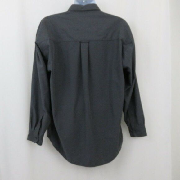 Chaps Ralph Lauren Charcoal Gray Shirt Mens L - Picture 2 of 9